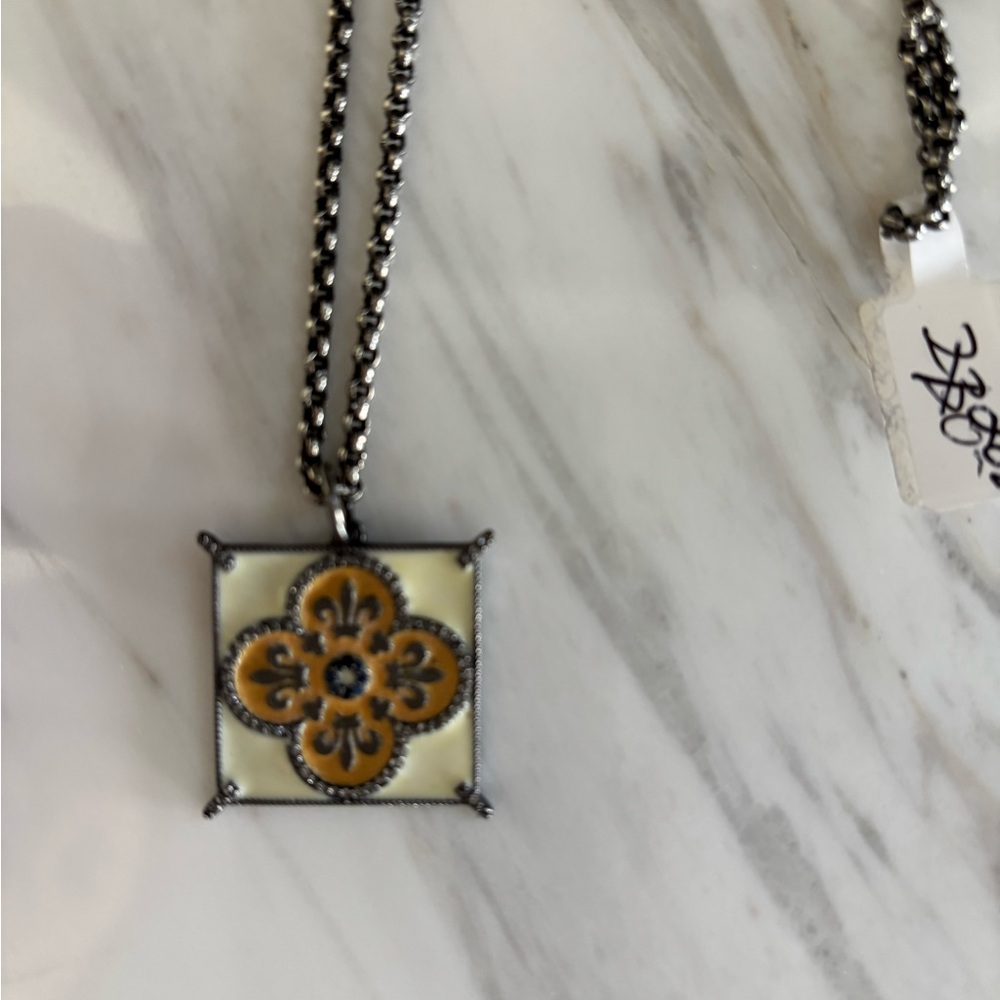 Vintage Silver and Gold Necklace NWT
